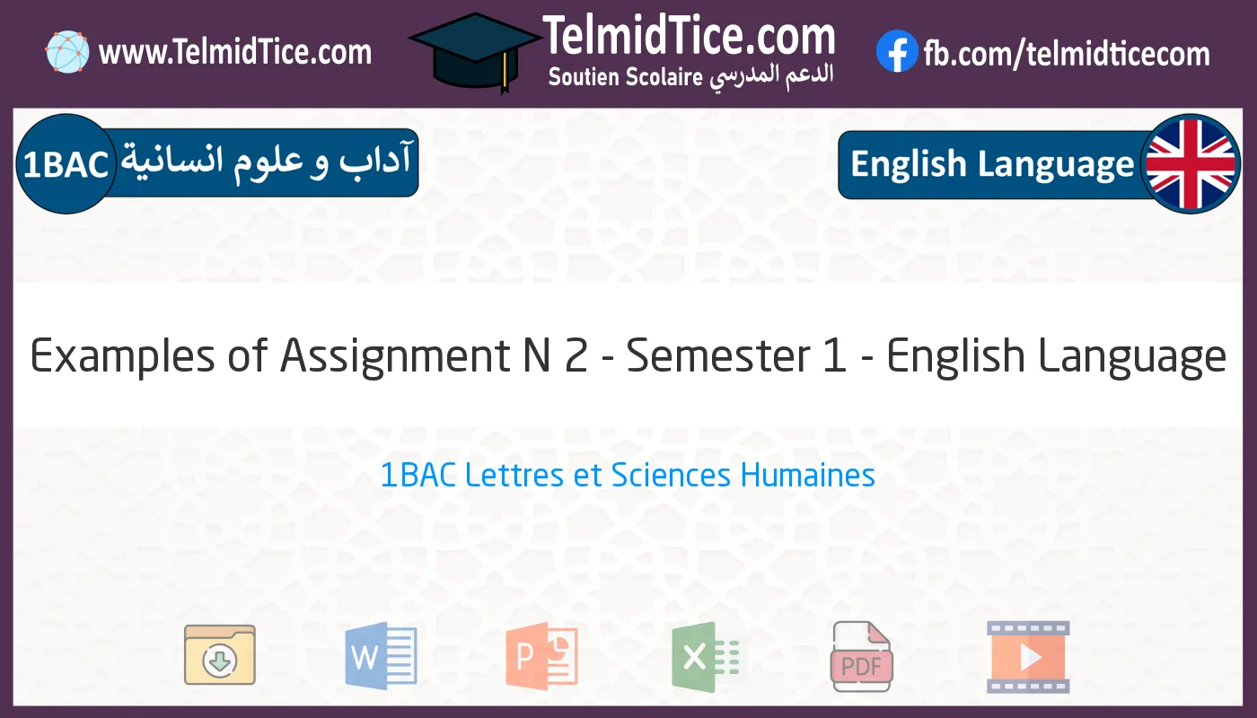 1bac-lettres-hum-English-Language-Examples-of-Assignment-N-2---Semester-1