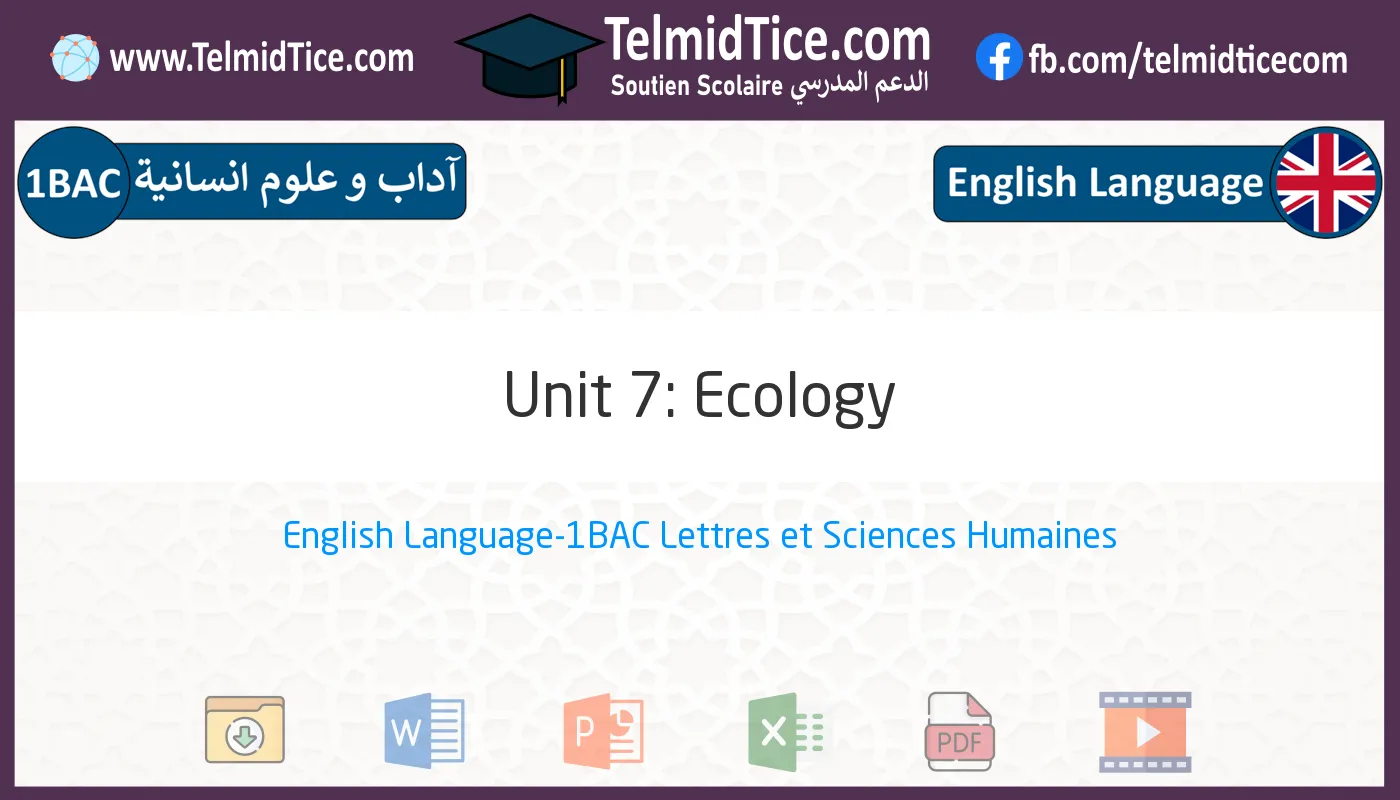 1bac-lettres-hum-s2-b-Unit-7:-Ecology