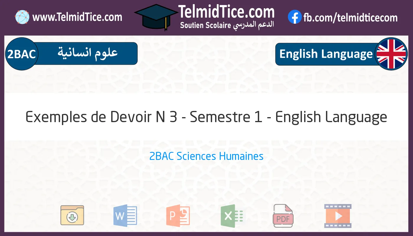 2bac-humaines-English-Language-Exemples-de-Devoir-N-3---Semestre-1