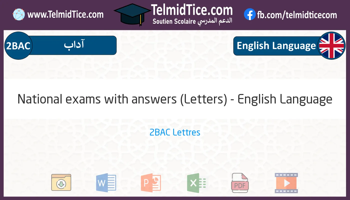 2bac-lettres-English-Language-National-exams-with-answers-(Letters)