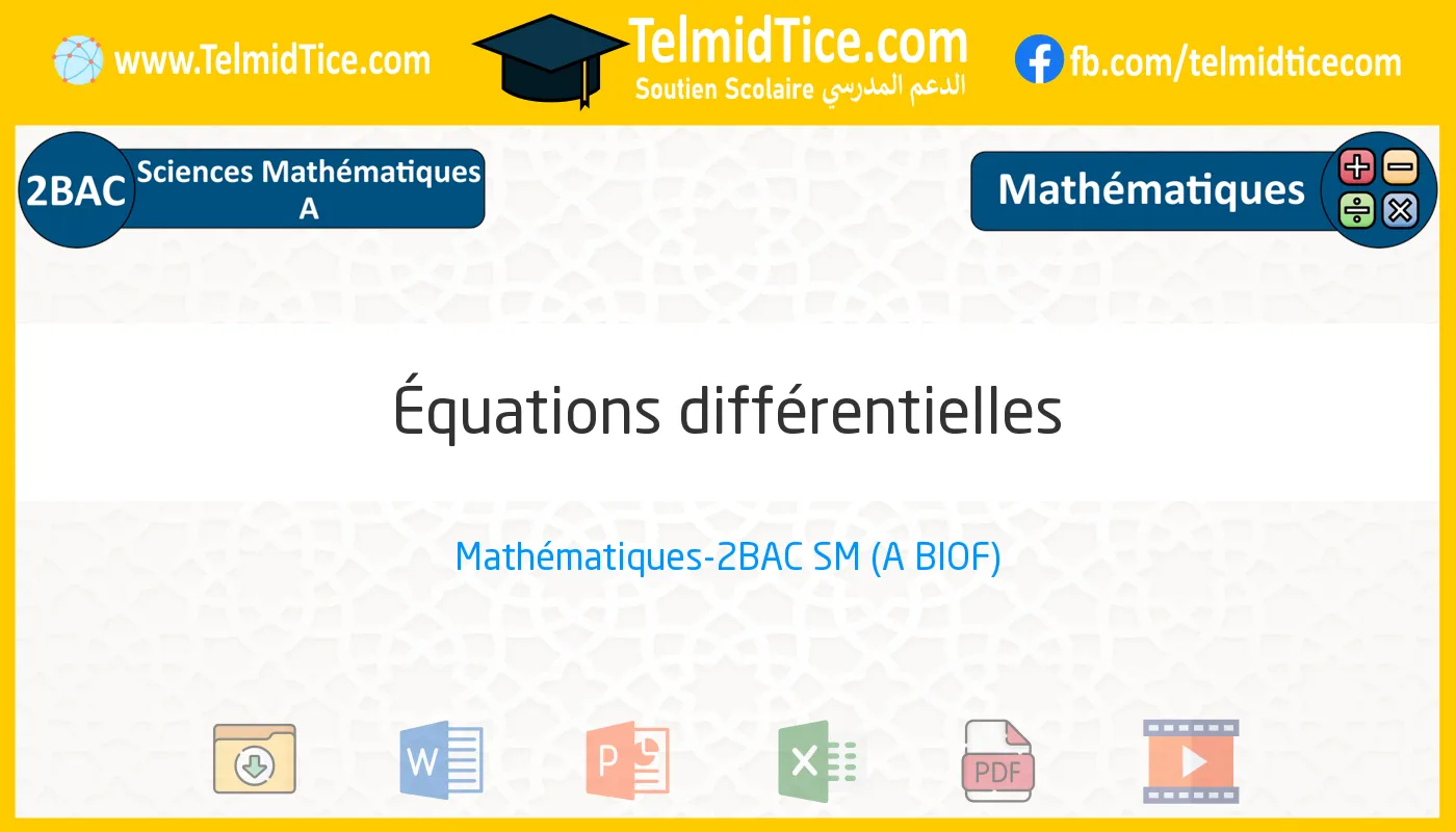 2bac-sm-a-s1-g-Équations-différentielles