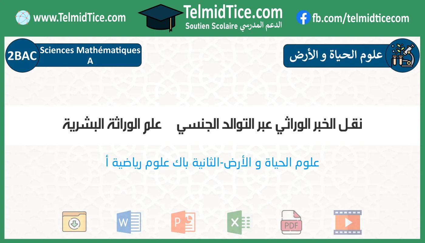 2bac-sm-a-s1-a-نقـل-الخبر-الوراثي-عبر-التوالد-الجنسي-–-علم-الوراثة-البشرية