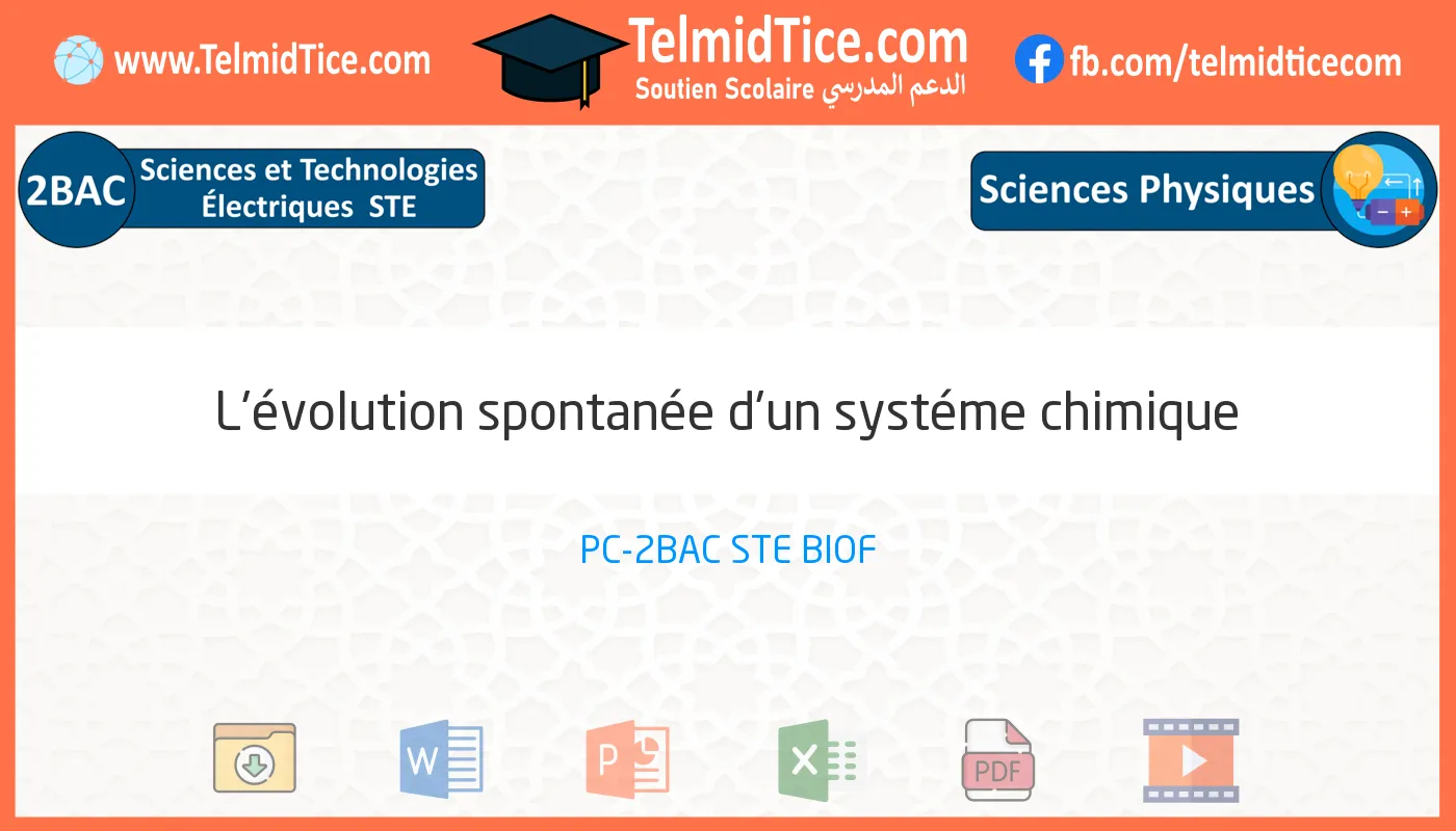 2bac-ste-s2-g-L'évolution-spontanée-d'un-systéme-chimique