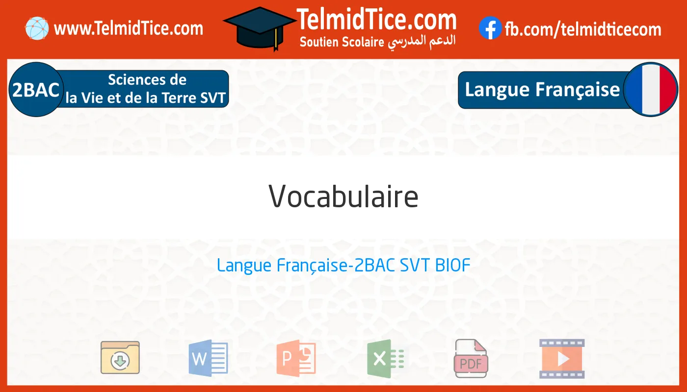 2bac-svt-s1-a-Vocabulaire